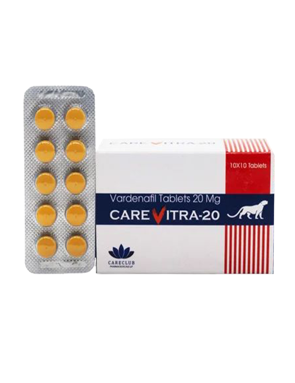 Vardenafil Carevitra 20mg 10tab